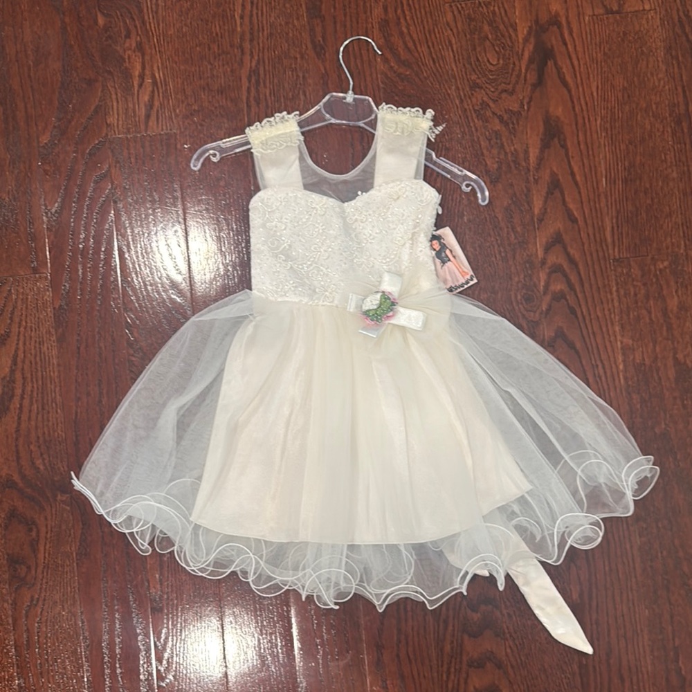 Elegant Ivory Special Occasion Dress